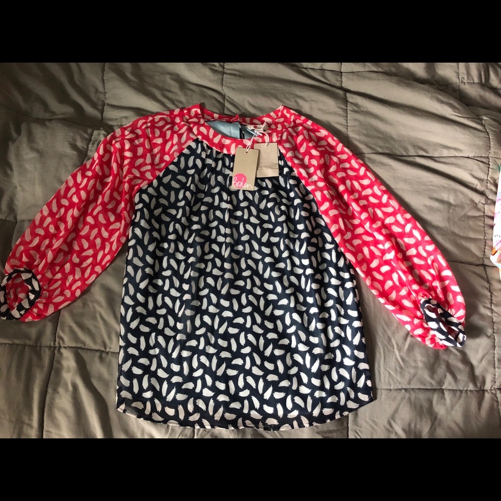 Boden NWT flowy top